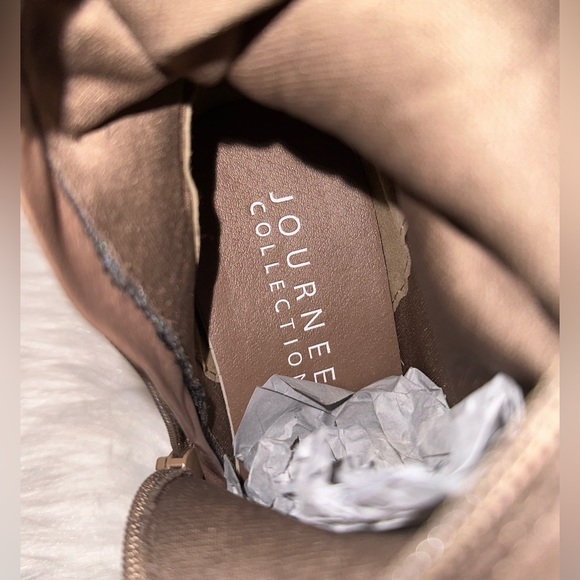 Journee Womens Kaison Wide Width Wide Calf Stacked Heel Over The Knee Boots 7.5 - Picture 7 of 7